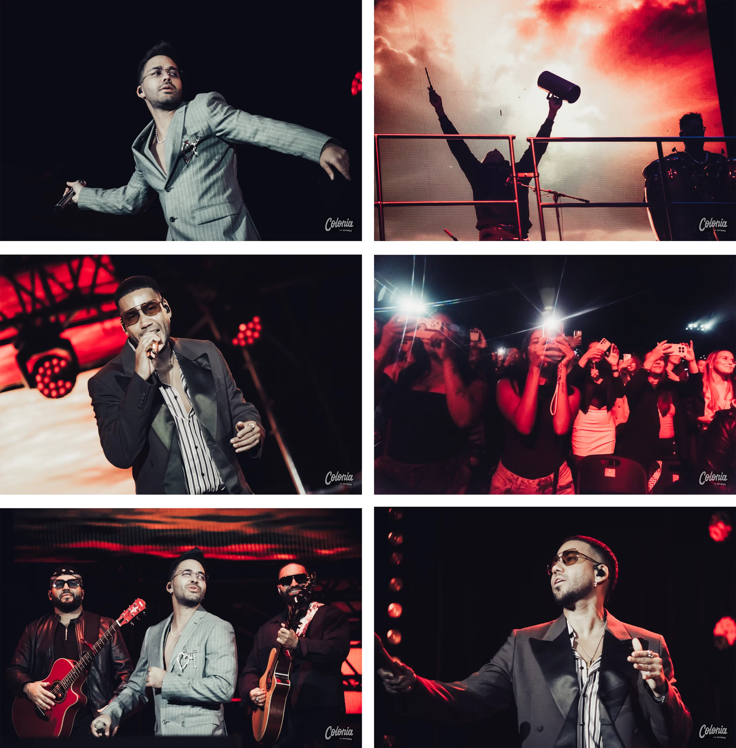 collage 2 x 3 Romeo Santos Prince Royce